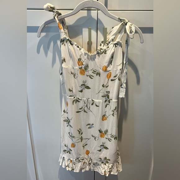 Reformation Mini Christine Tie Strap Dress - 2 - Picture 5 of 7